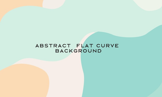 a creative abstract flat curve background design