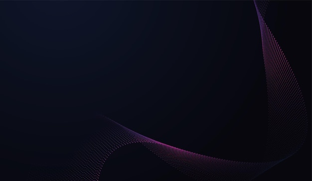 a dark pink and blue abstract shiny waving dots design element modern purple blue gradient flowing wave dots futuristic technology concept vector illustration