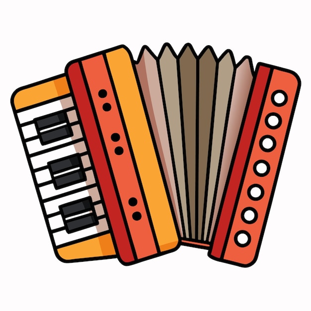 a drawing of a piano with a picture of a keyboard and a stack of keys