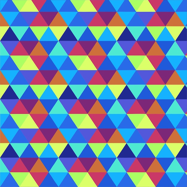 a geometric background with colorful triangles