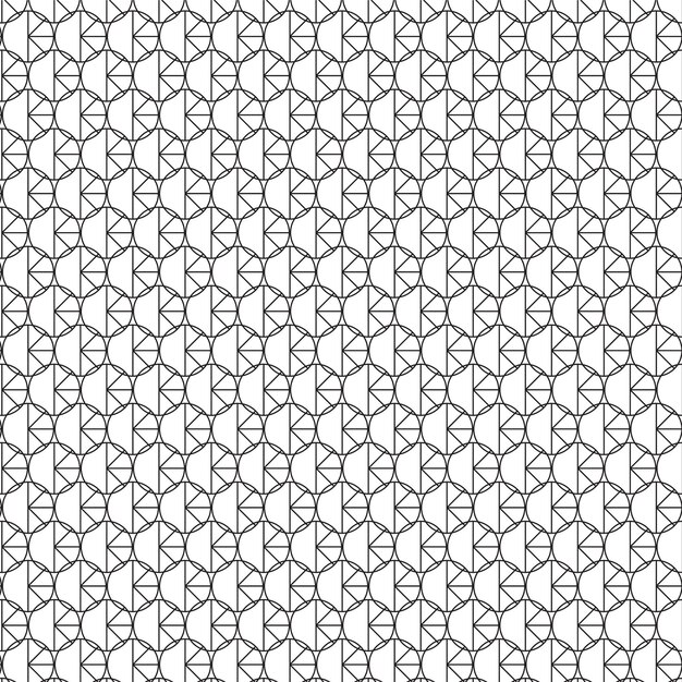 A geometric pattern of the points