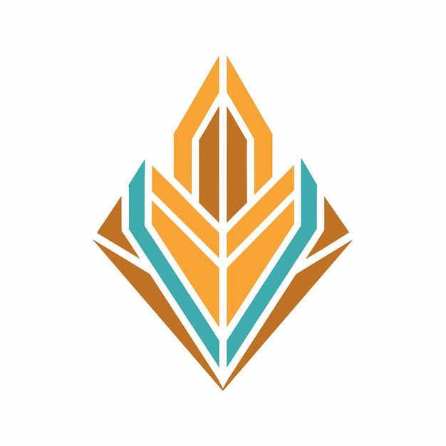 A logo design featuring unique shapes and patterns for XYZ Company Include unique shapes and patterns to add visual interest logo