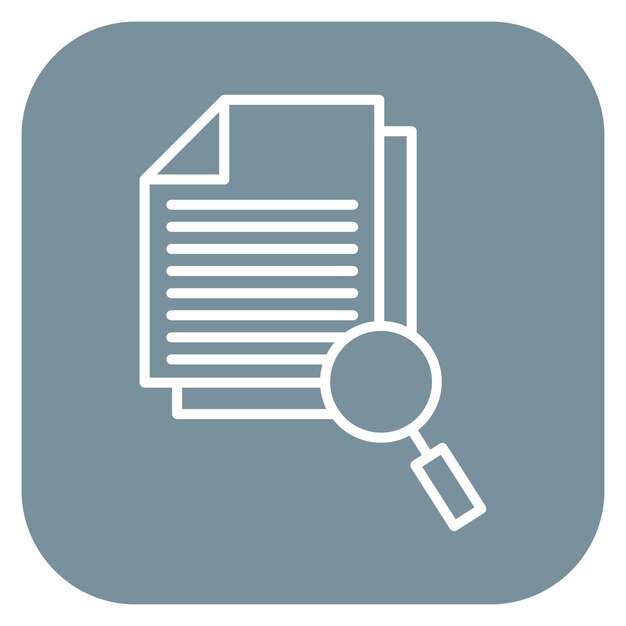 a magnifying glass is on a blue background with a magnifying glass