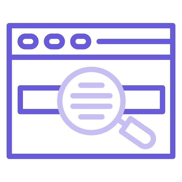 a magnifying glass is shown with a magnifying glass