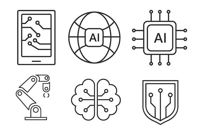 A passage describing the use of artificial intelligence iconography in online styling