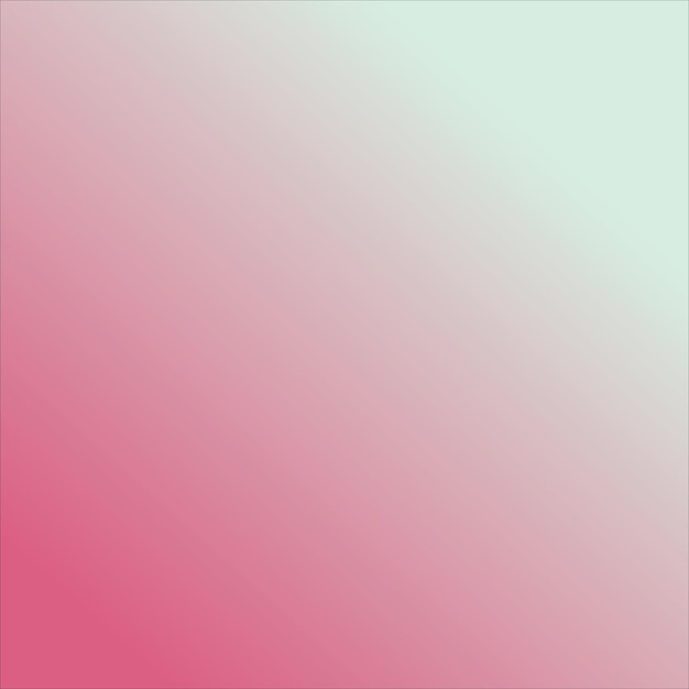 a pink and green background with a white square