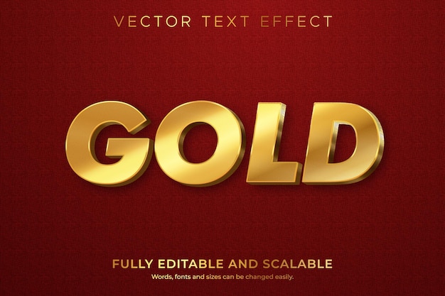 a poster that says gold text against a red background