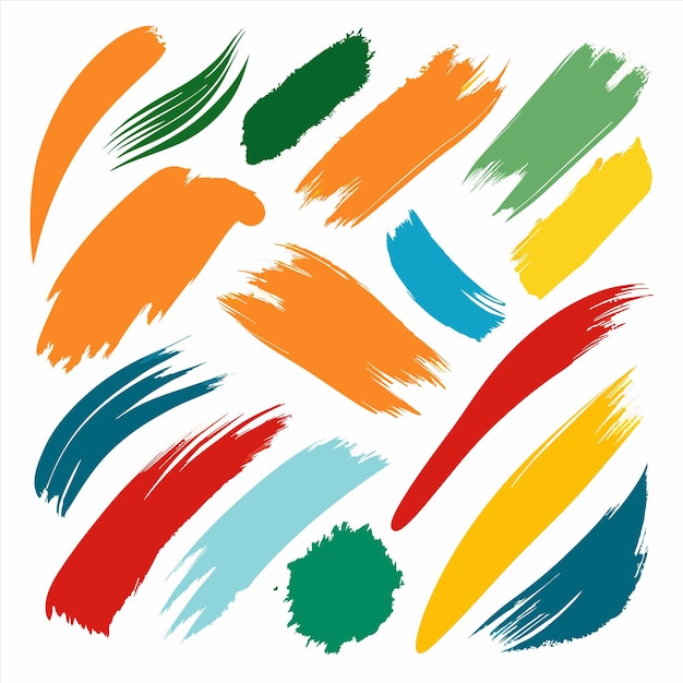 a poster with colorful lines and a white background with different colors