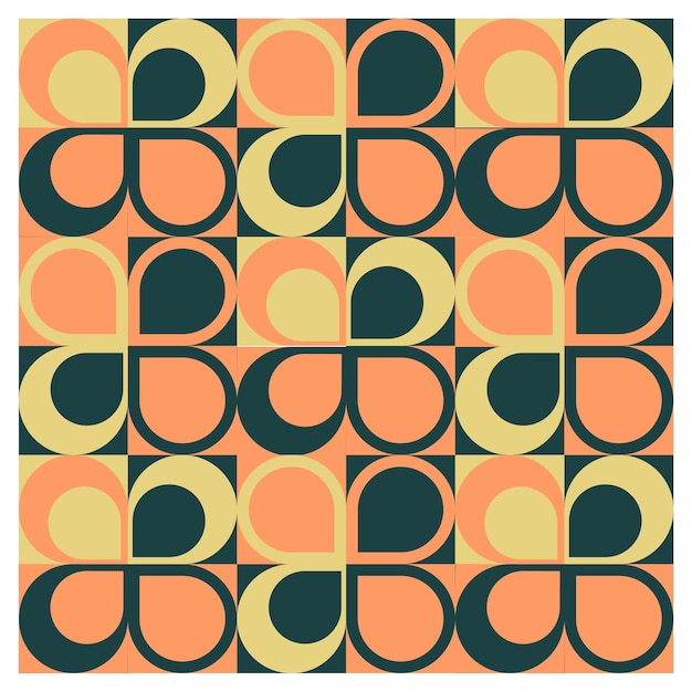 a purple and brown rug with circles on it