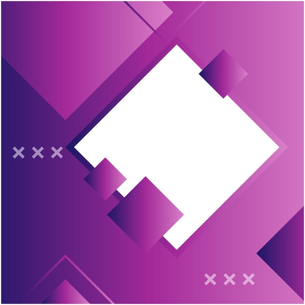 a purple and pink poster with the number x on it