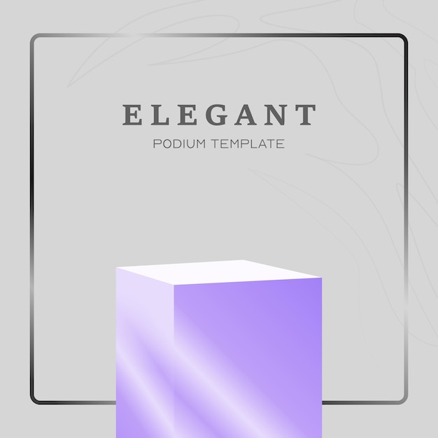 a purple box with the word element on it