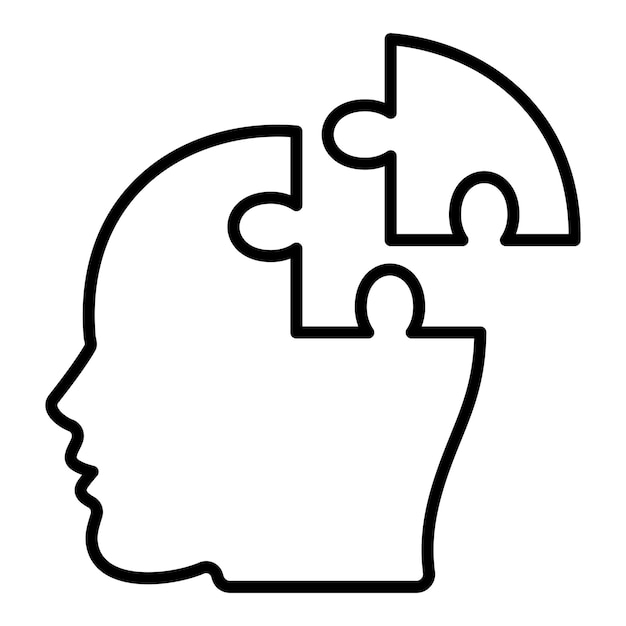 a puzzle piece with the puzzle piece missing