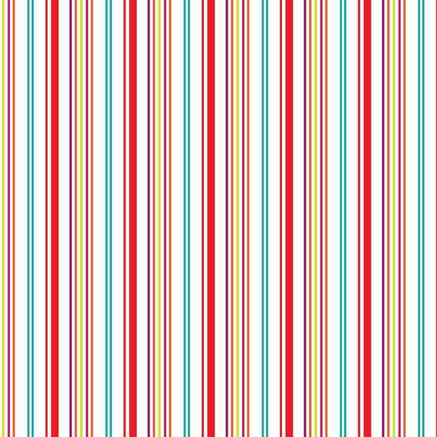 a red and white striped background with a colorful striped pattern