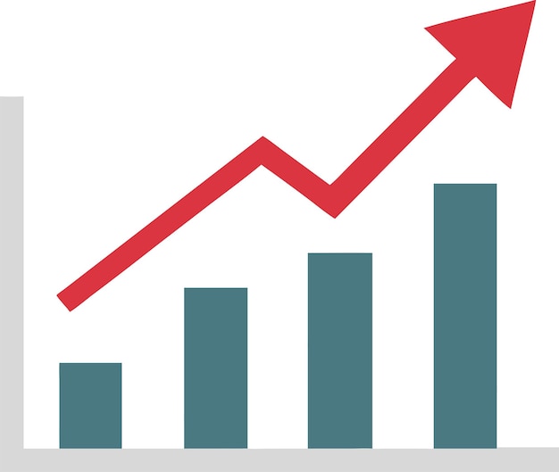 a red arrow is above a graph that says  arrow