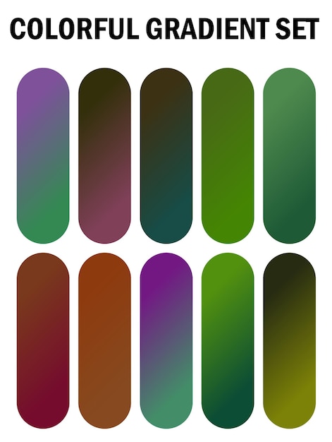 a series of multicolored lines that show different colors