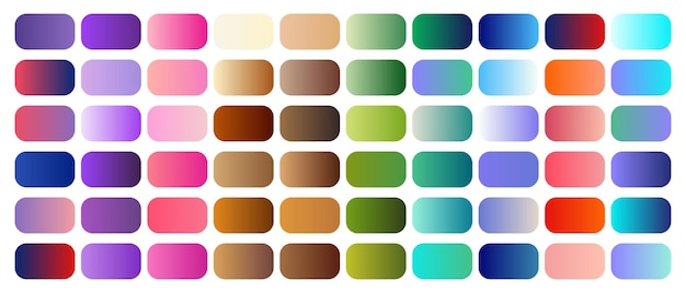 a set gradient color library