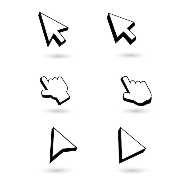 a set of black icons with a thumb up pointing up