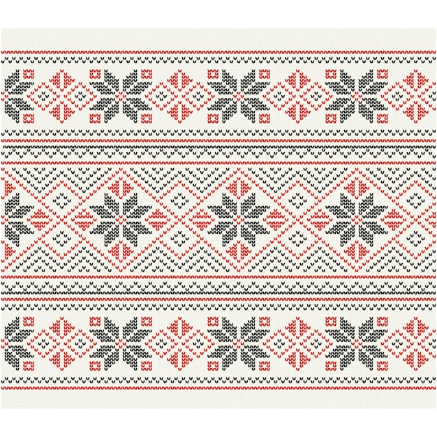 a set of designs with a red and black border