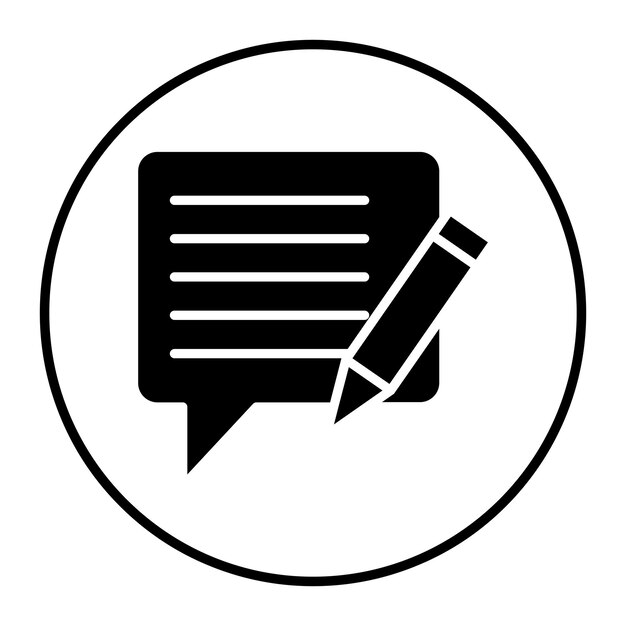 a speech bubble with a picture of a speech bubble