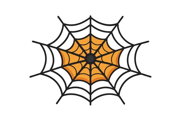 a spider web with a spider web on it
