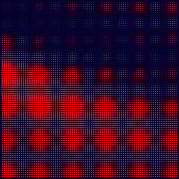 a square of red and blue squares with a red and blue background