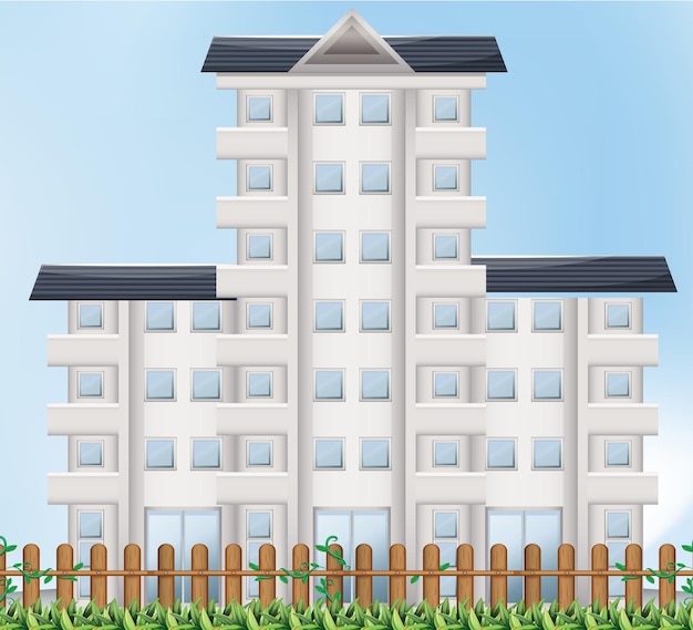 a tall building