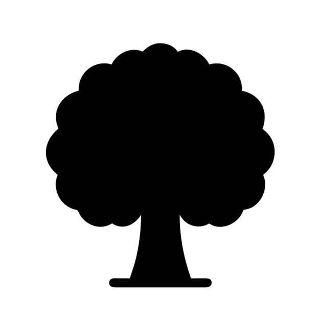 a tree with a black background that says  tree