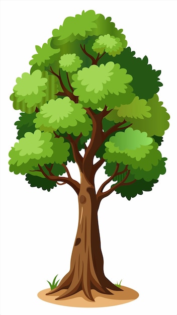 a tree with a tree on the top of it