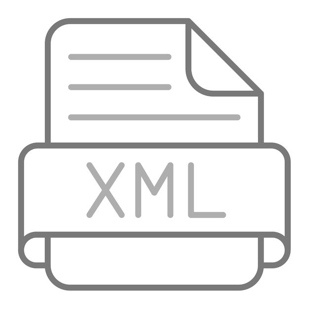 a white and gray logo with a document in the middle