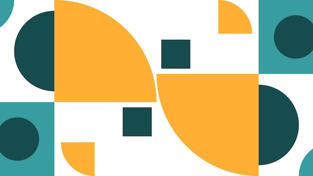 a yellow and orange logo with the yellow rectangles on the right