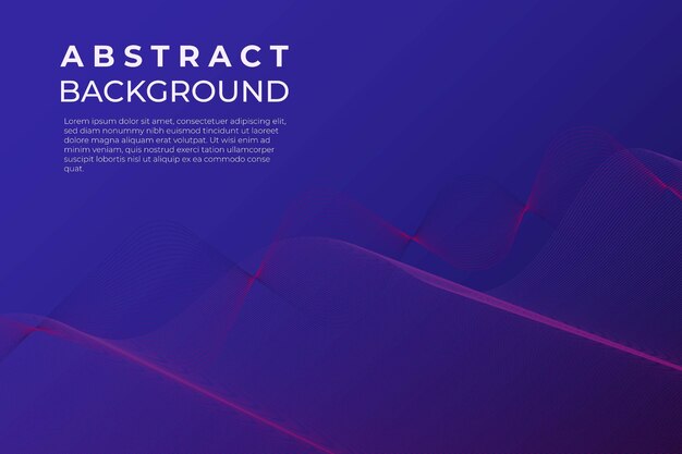 Abstrack Background Line Wave Illustration
