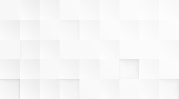 Abstract 3d modern square background White and grey geometric pattern texture