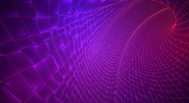 Abstract 3d vector background. space flashes, tunnel and whirlwinds.