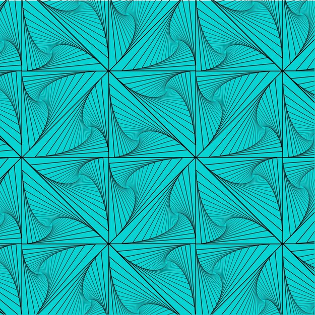 Abstract art pattern on blue background