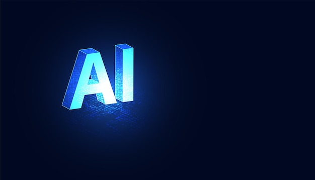abstract artificial intelligence on atomic and technology background with computer systems circuit boards