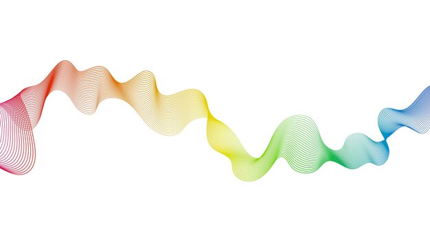 abstract backdrop with wave gradient lines