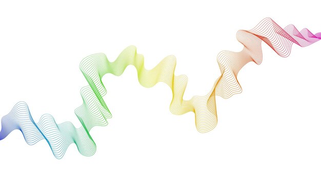 abstract backdrop with wave gradient lines