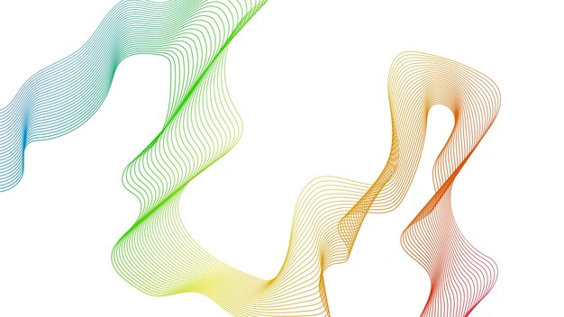 abstract backdrop with wave gradient lines