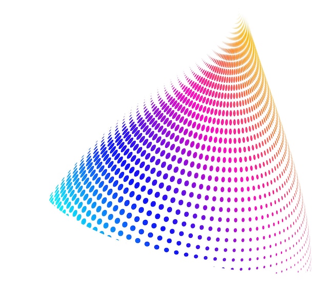 Abstract background advertising brochure design elements pyramid Glowing light effect dot data graphic form for elegant flyer
