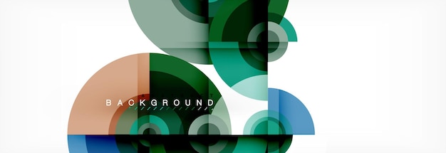 abstract background circle design