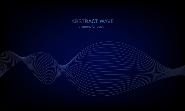 abstract background colorful wave element stylized line