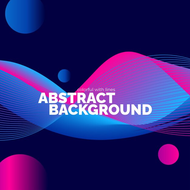 abstract background colorful with lines vector