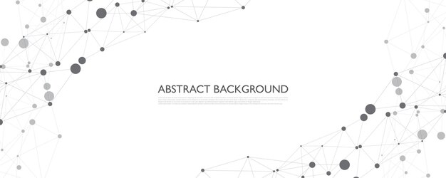 abstract background connecting innovation dots and line communication conceptxdxa
