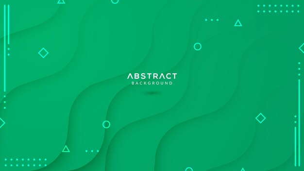 Abstract background dynamic shape decoration