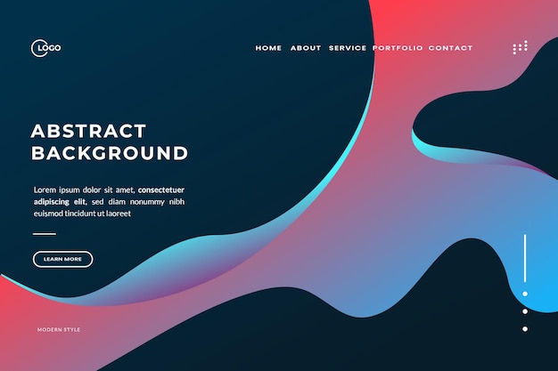 Abstract Background Dynamic Wave Colorful is used for website UI UX creativity and vibrancy