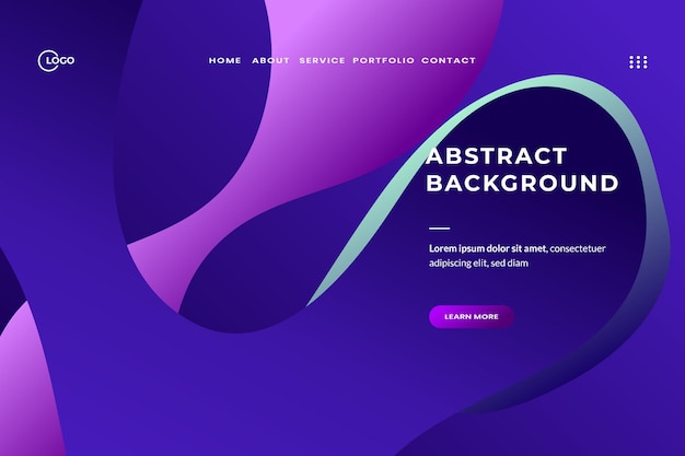 Abstract Background Dynamic Wave Colorful is used for website UI UX creativity and vibrancy