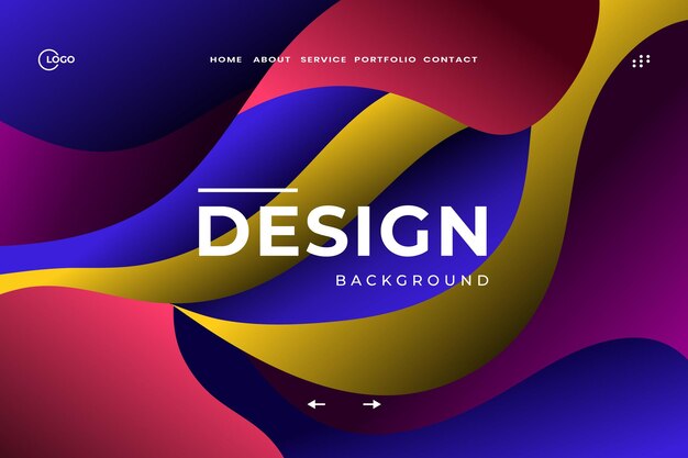 Abstract Background Dynamic Wave Colorful is used for website UI UX creativity and vibrancy