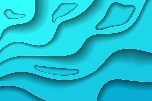 abstract background in paper cut style