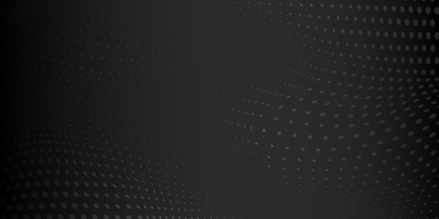 Abstract background made of halftone dots in black and gray colors