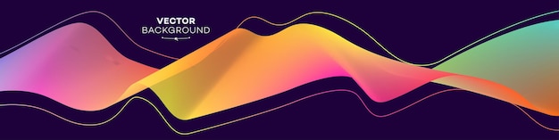 Abstract background modern neon style for